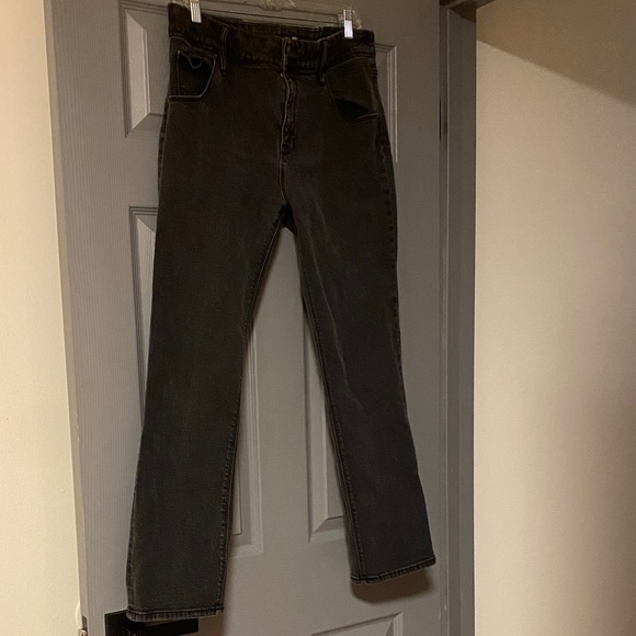 Hudson Jeans Denim - Hudson Jeans Dark Gray Straight Jeans